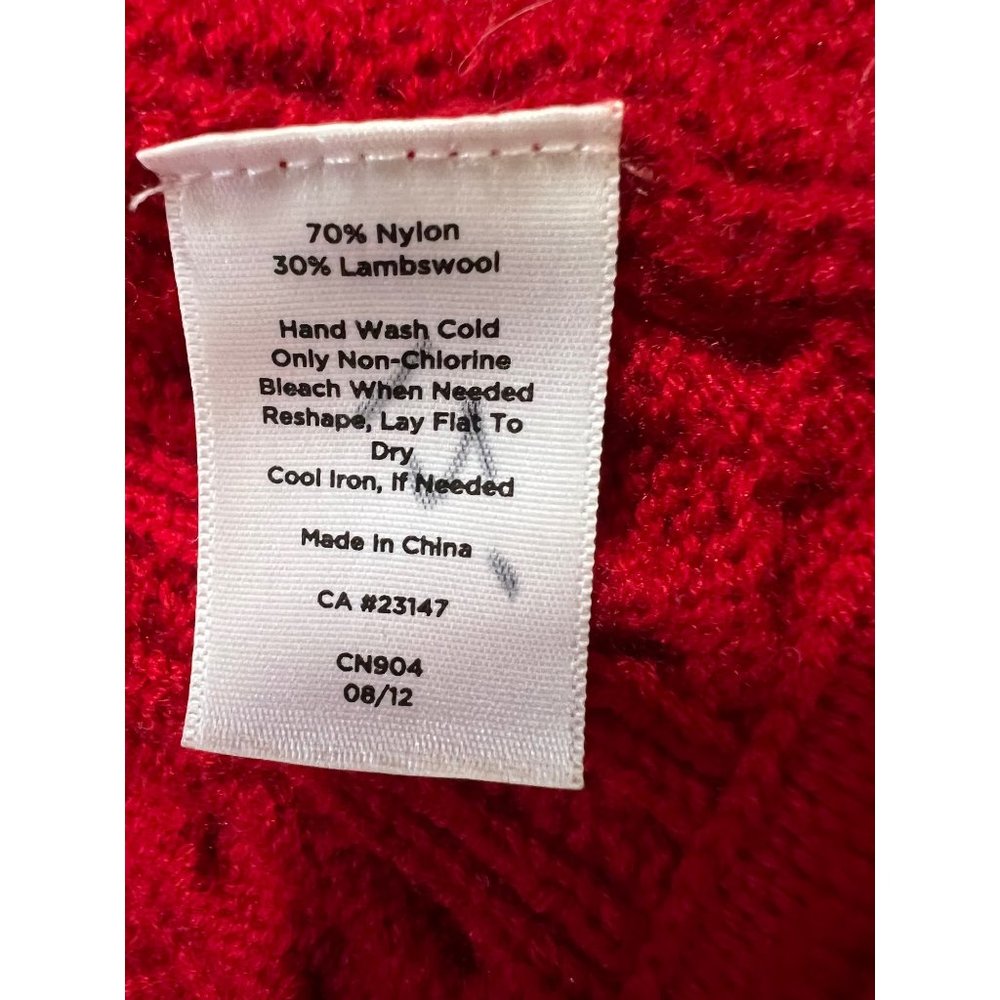 Talbots Open Cardigan Size: Medium Color: Red - image 8
